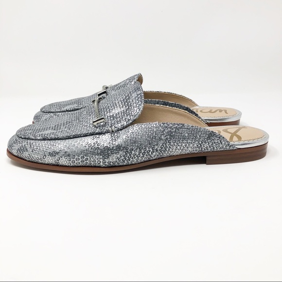 Sam Edelman Soft Silver Mules Size 9 - Picture 4 of 10